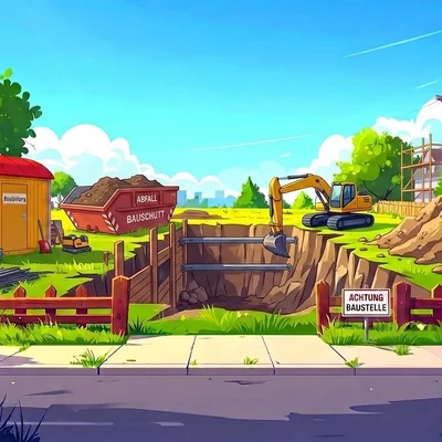 Spielmotiv Baustelle