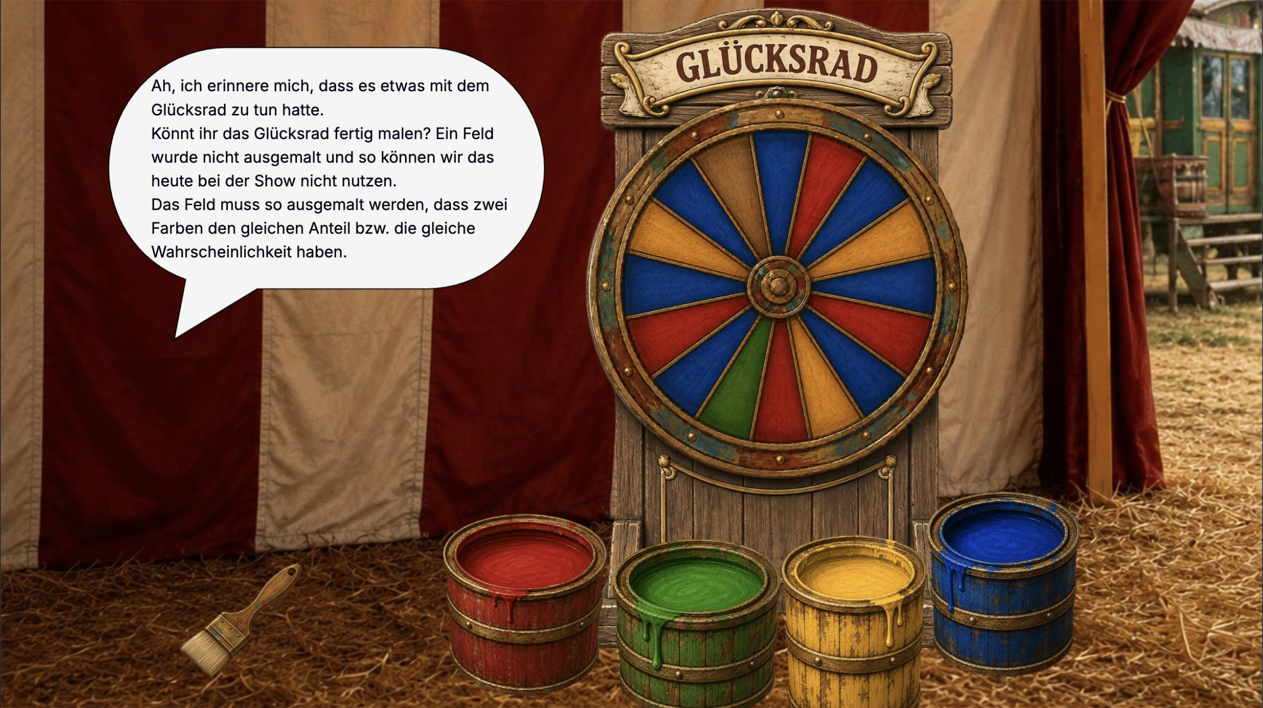 Beispiel aus einem MATH Escape Game