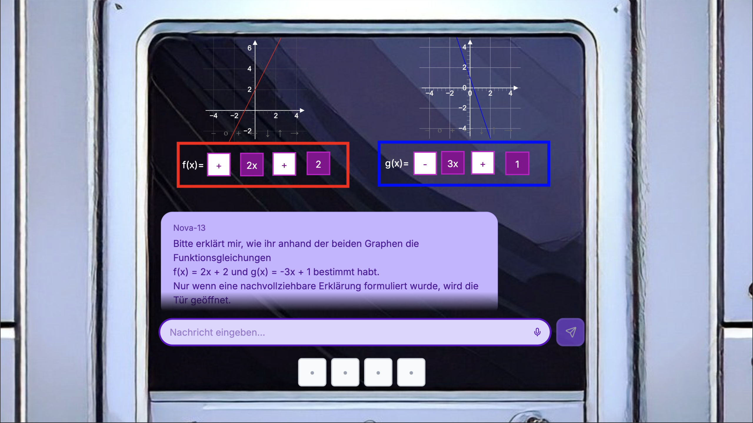 Mathematikaufgabe in einem Escape Game
